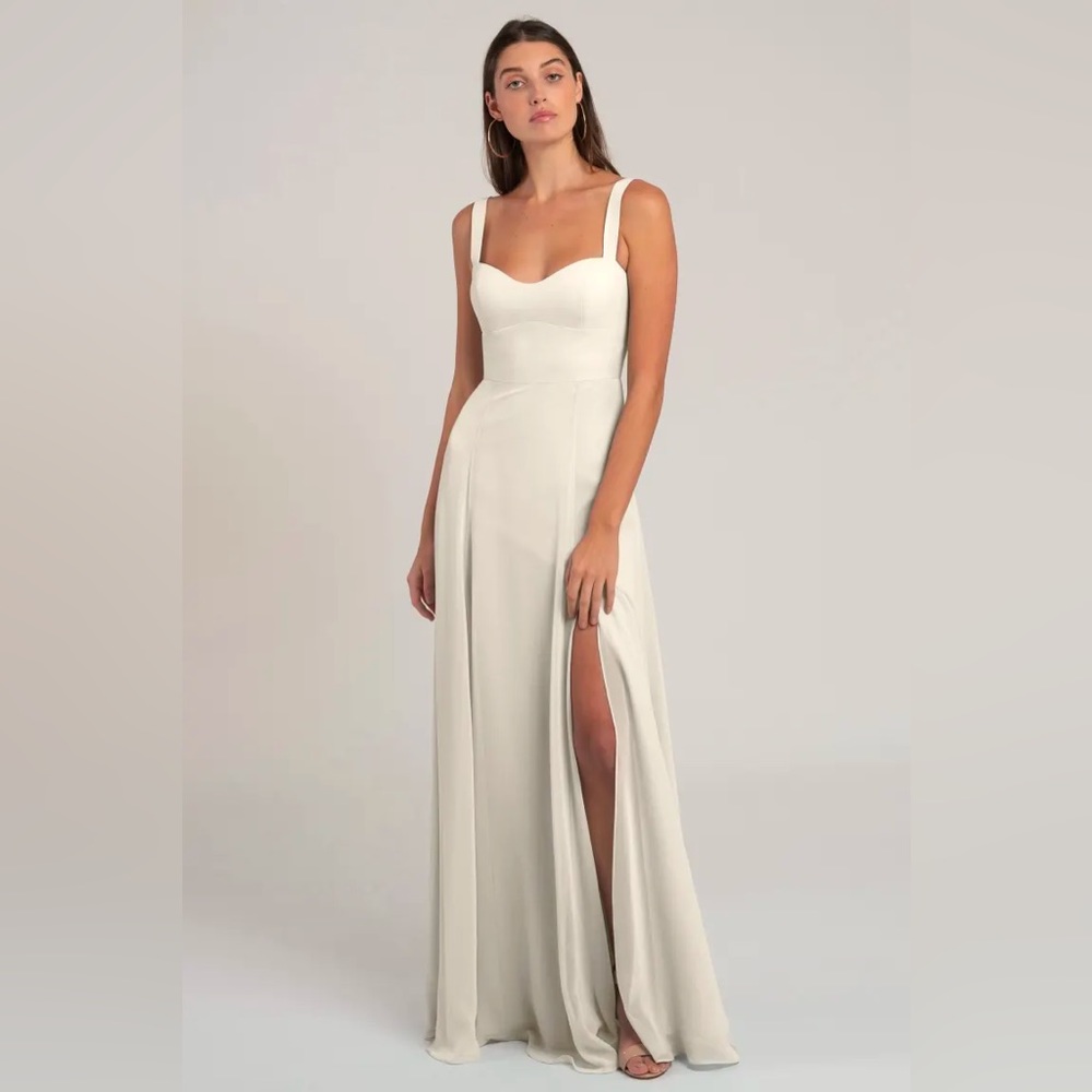 Jenny Yoo Harris Dress in winter white